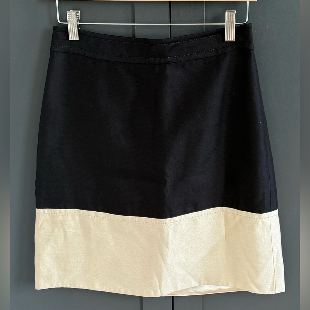 Kate Spade | Black Color Block Women's Pencil Skirt | 4